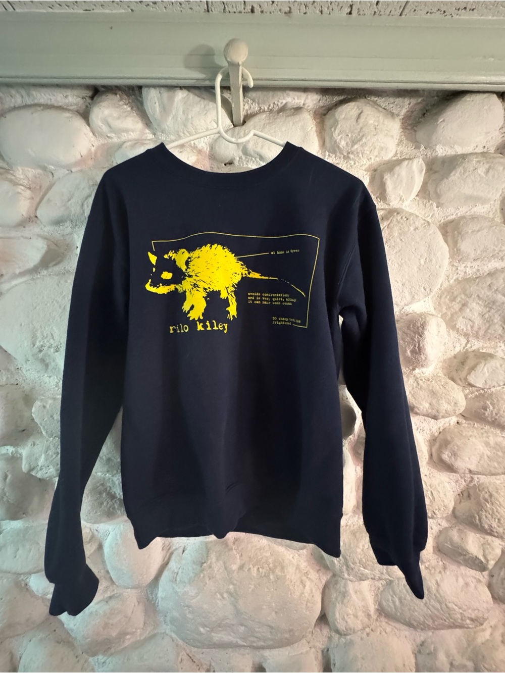 Rilo Kiley possum crewneck sweatshirt UNISEX small